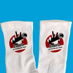 Chaussettes personnalisées - The Buzz|Cadeaux.com New