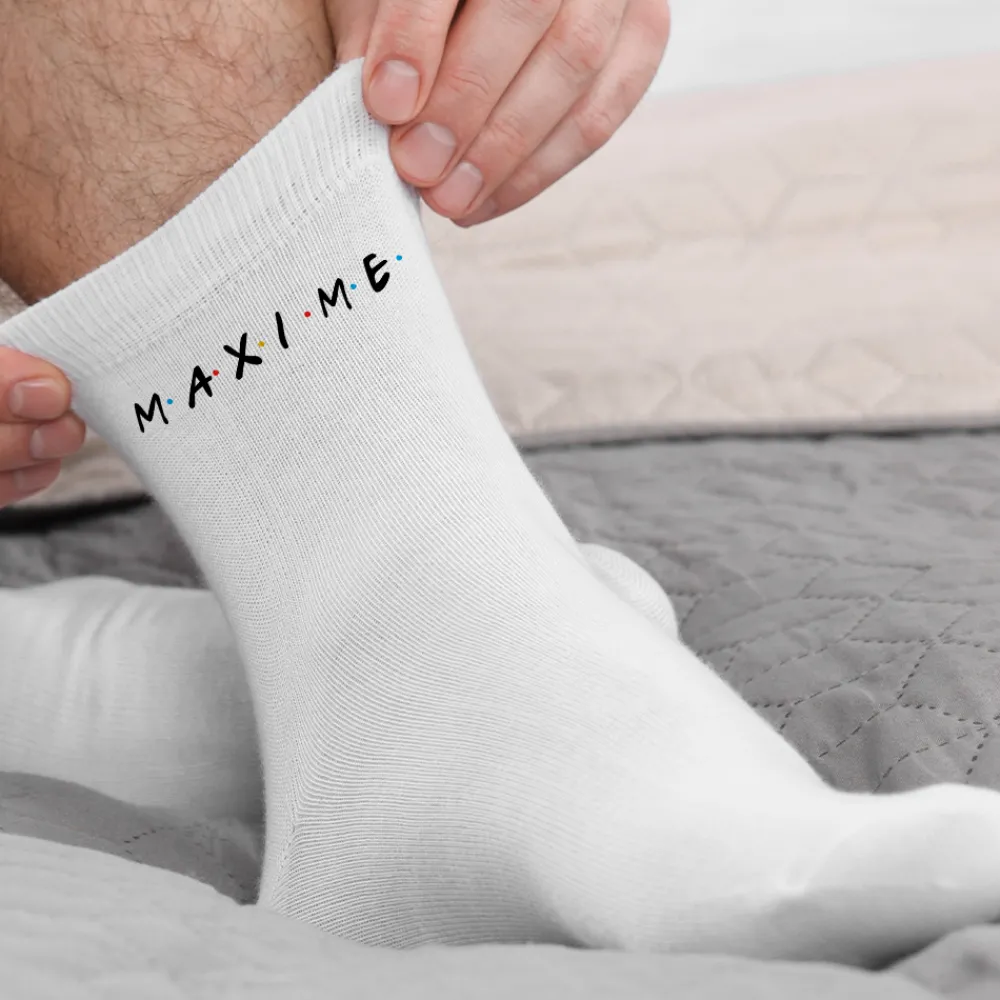 Chaussettes personnalisées - Bande de potes|Cadeaux.com New