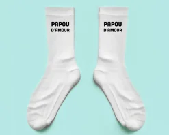 Chaussettes personnalisées - Message|Cadeaux.com