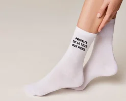 Chaussettes personnalisées - Message|Cadeaux.com