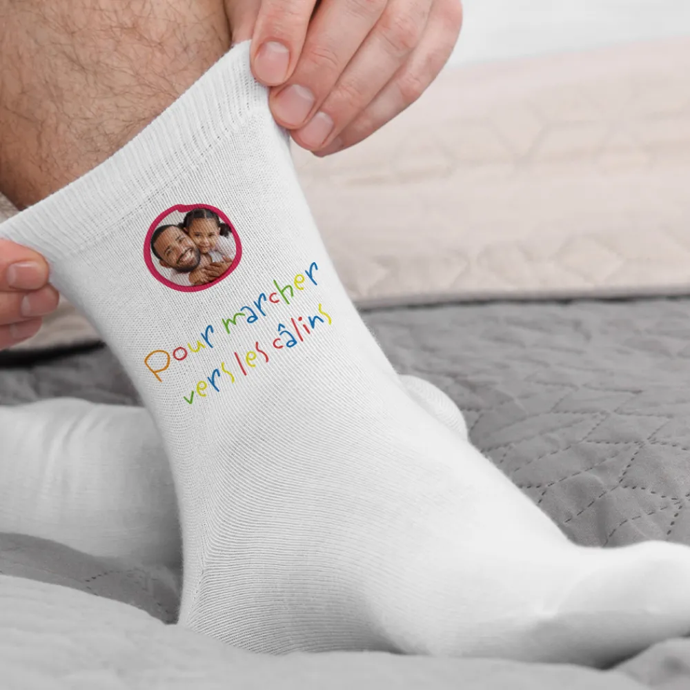 Chaussettes personnalisées - Mots d'enfants|Cadeaux.com Online