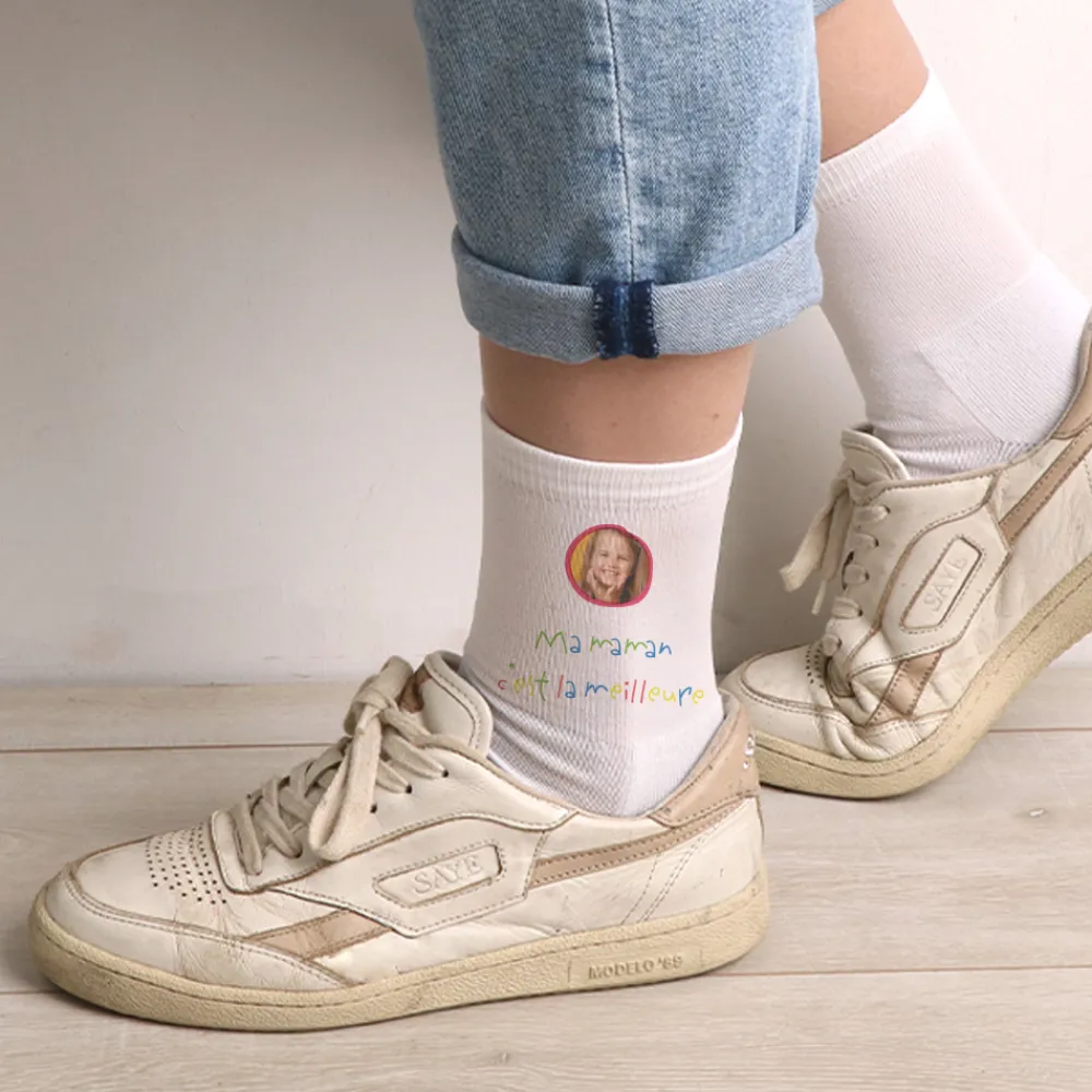 Chaussettes personnalisées - Mots d'enfants|Cadeaux.com Online