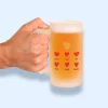 Chope de bière personnalisée - Papi et ses petits coeurs|Cadeaux.com New