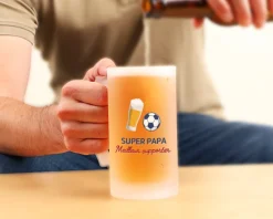 Chope de bière personnalisée - Apéro Foot|Cadeaux.com