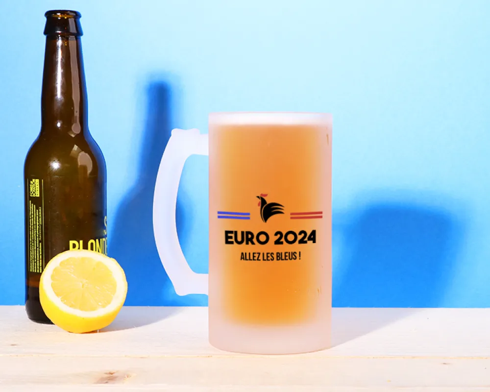 Chope de bière personnalisée - Supporter Football|Cadeaux.com Online