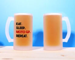 Chope de bière personnalisée - Message Moto|Cadeaux.com Online
