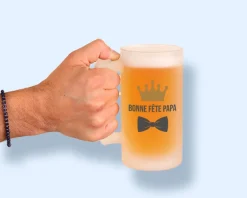 Chope de bière personnalisée - Papa Royal|Cadeaux.com Online