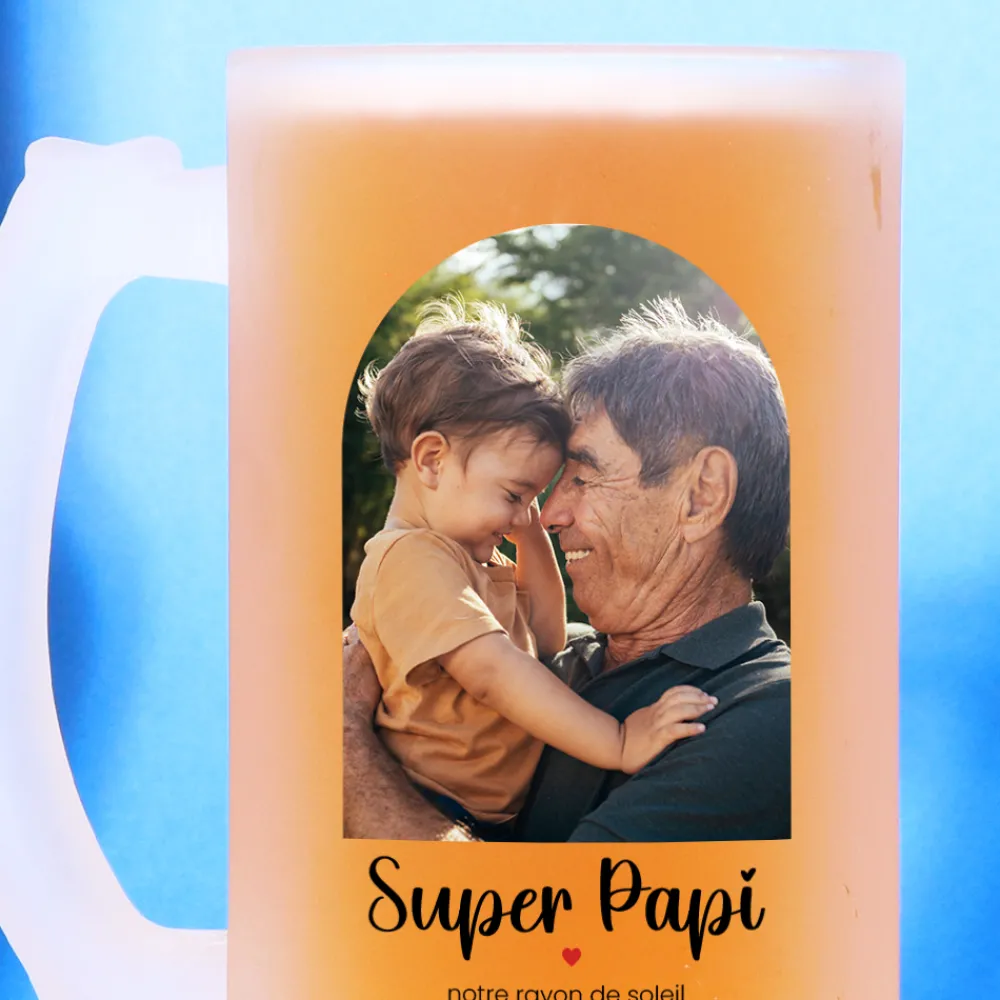 Chope de bière personnalisée - Instantané d'Amour|Cadeaux.com Hot