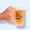Chope de bière personnalisée - Message Football|Cadeaux.com