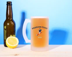 Chope de bière personnalisée - Passion Football|Cadeaux.com Discount