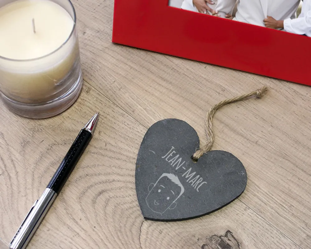 Coeur Ardoise à suspendre Family Circus|Cadeaux.com Sale