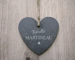 Coeur Ardoise à suspendre Famille|Cadeaux.com Outlet
