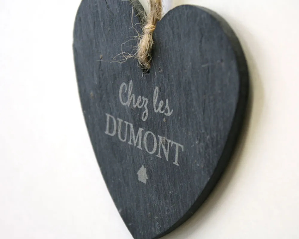 Coeur Ardoise à suspendre Famille|Cadeaux.com Outlet