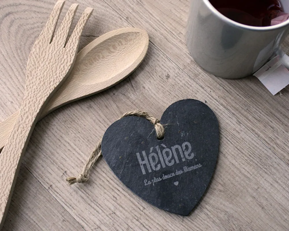 Coeur Ardoise à suspendre Maman|Cadeaux.com New