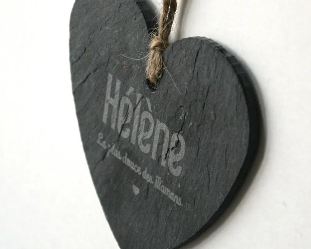 Coeur Ardoise à suspendre Maman|Cadeaux.com New