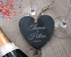 Coeur Ardoise à suspendre Mariage|Cadeaux.com Hot