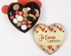 Coeur tout chocolat personnalisé - Amour|Cadeaux.com Sale