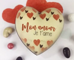 Coeur tout chocolat personnalisé - Amour|Cadeaux.com Sale