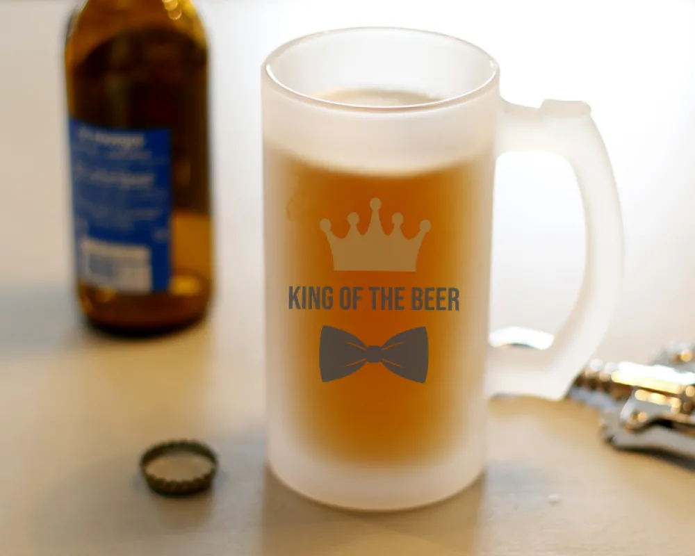 Coffret bière - Chope de bière et décapsuleur personnalisés|Cadeaux.com