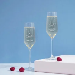 Coffret Champagne personnalisé - Dessin au trait|Cadeaux.com Best