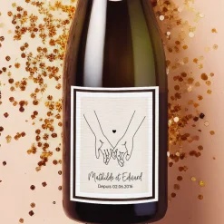 Coffret Champagne personnalisé - Dessin au trait|Cadeaux.com Best