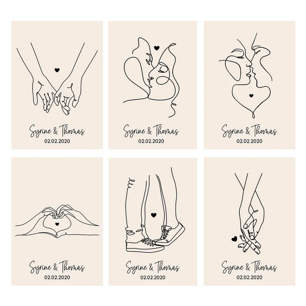 Coffret Champagne personnalisé - Dessin au trait|Cadeaux.com Best