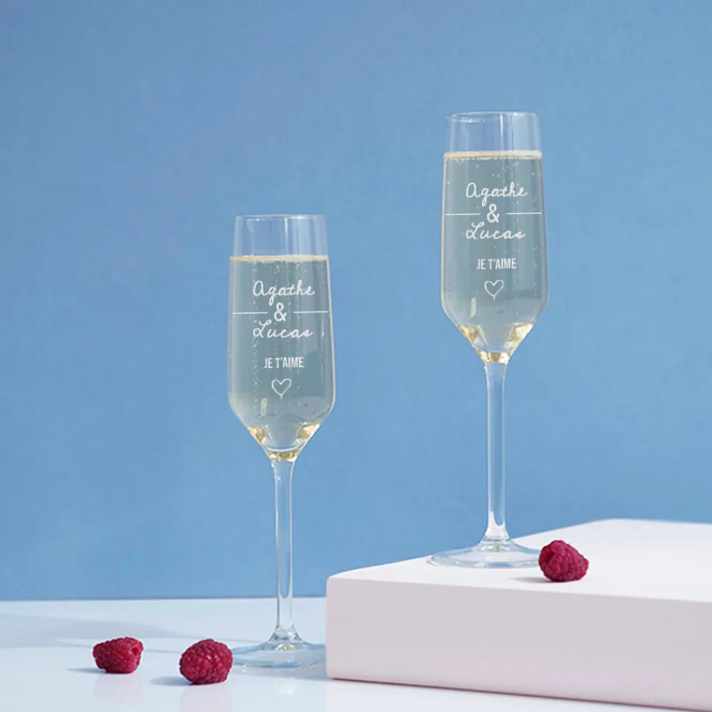 Coffret Champagne personnalisé - Couple|Cadeaux.com Sale