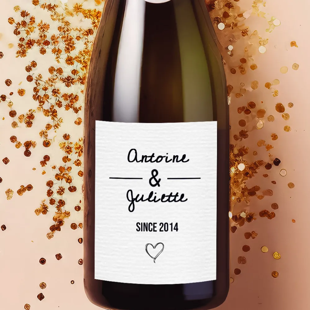 Coffret Champagne personnalisé - Couple|Cadeaux.com Sale