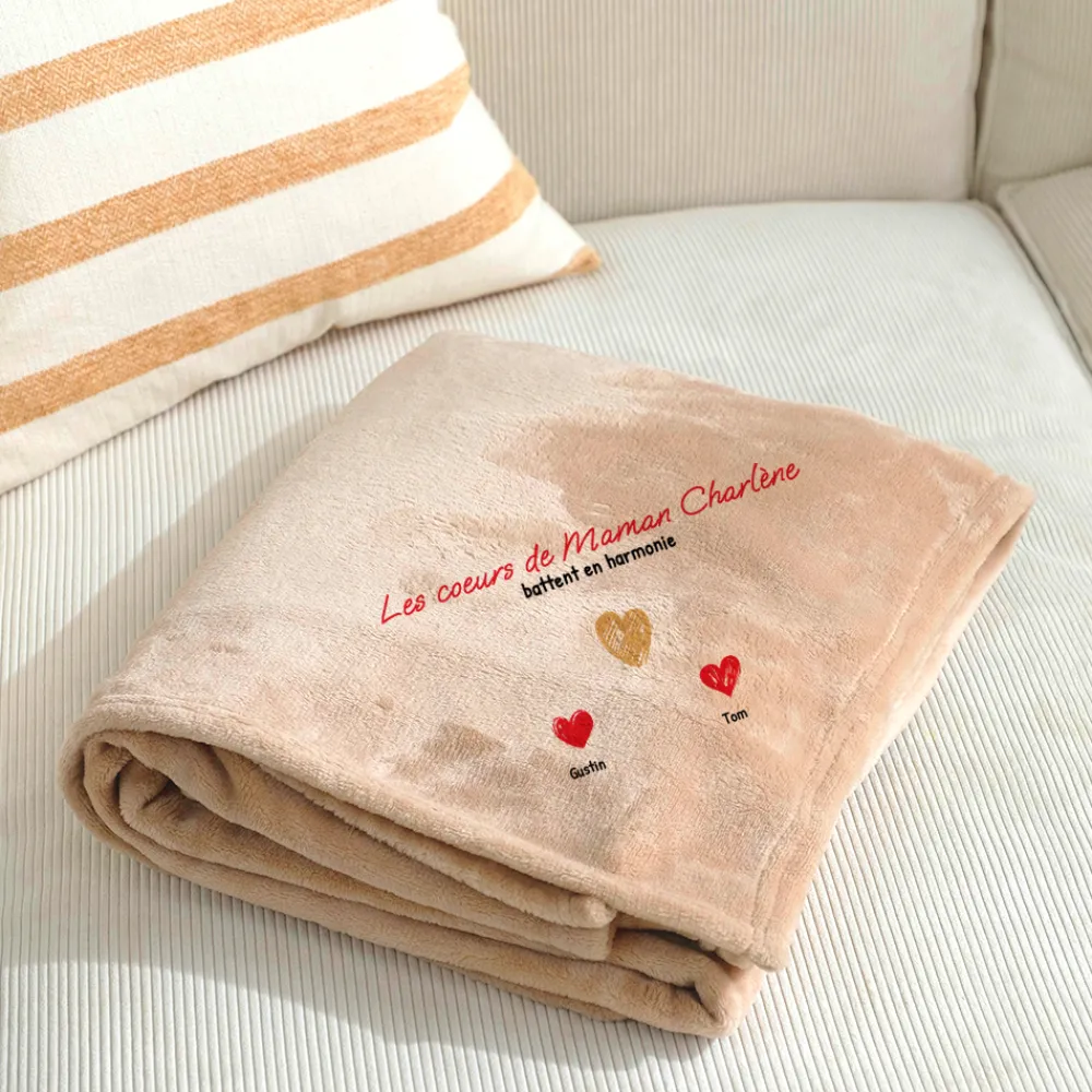 Coffret cocooning - Plaid et bougie personnalisés|Cadeaux.com