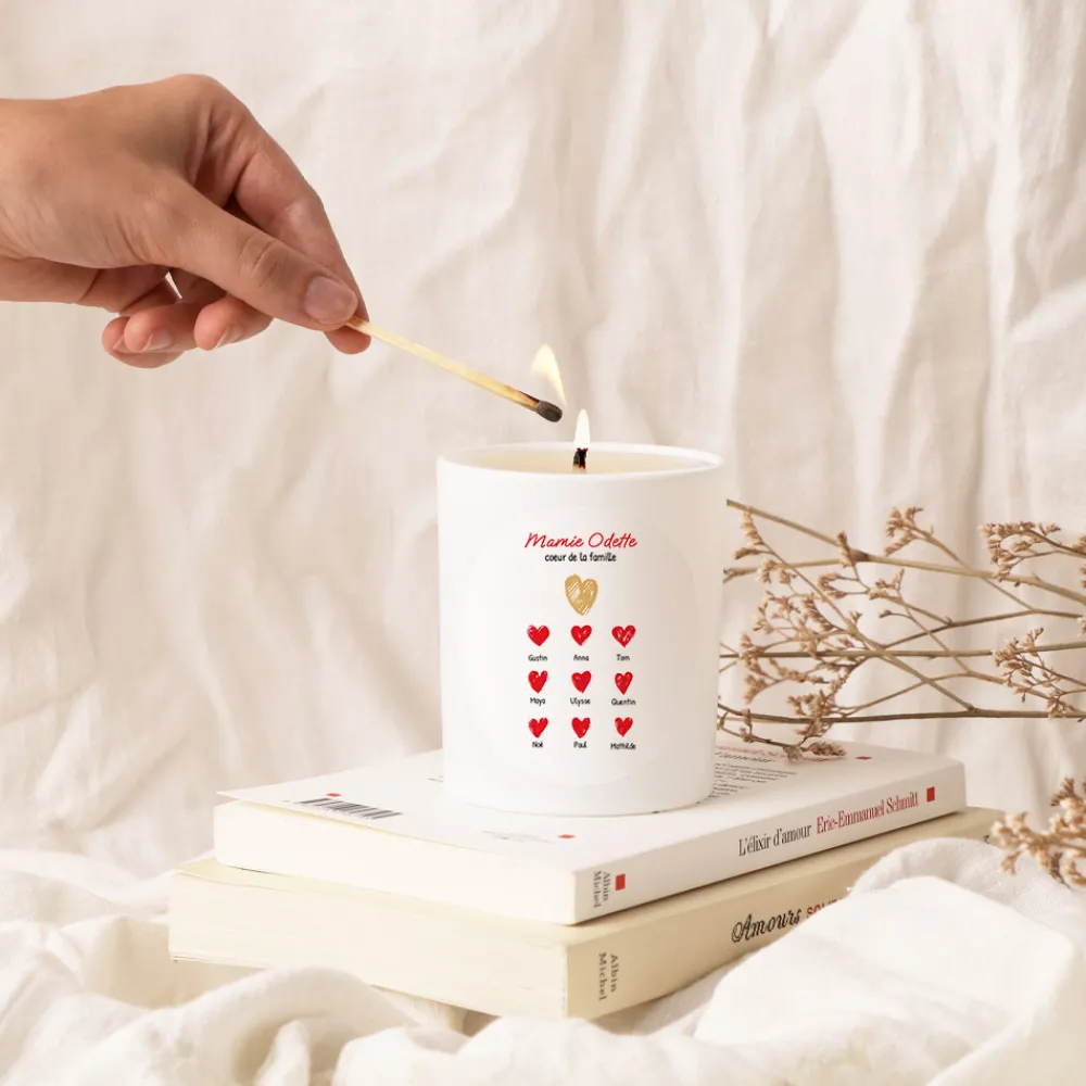 Coffret cocooning - Plaid et bougie personnalisés|Cadeaux.com