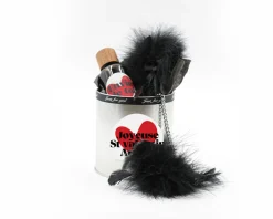 Coffret coquin personnalisé - Huile de massage et menottes|Cadeaux.com Outlet