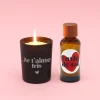 Coffret coquin personnalisé - Huile de massage et bougie|Cadeaux.com New