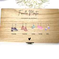 Coffret de chocolats Monbana personnalisé - Famille Chaussure|Cadeaux.com Hot