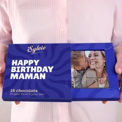 Coffret de chocolats personnalisés photo - Message|Cadeaux.com Online