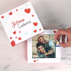 Coffret de chocolats personnalisés photo - Amour|Cadeaux.com