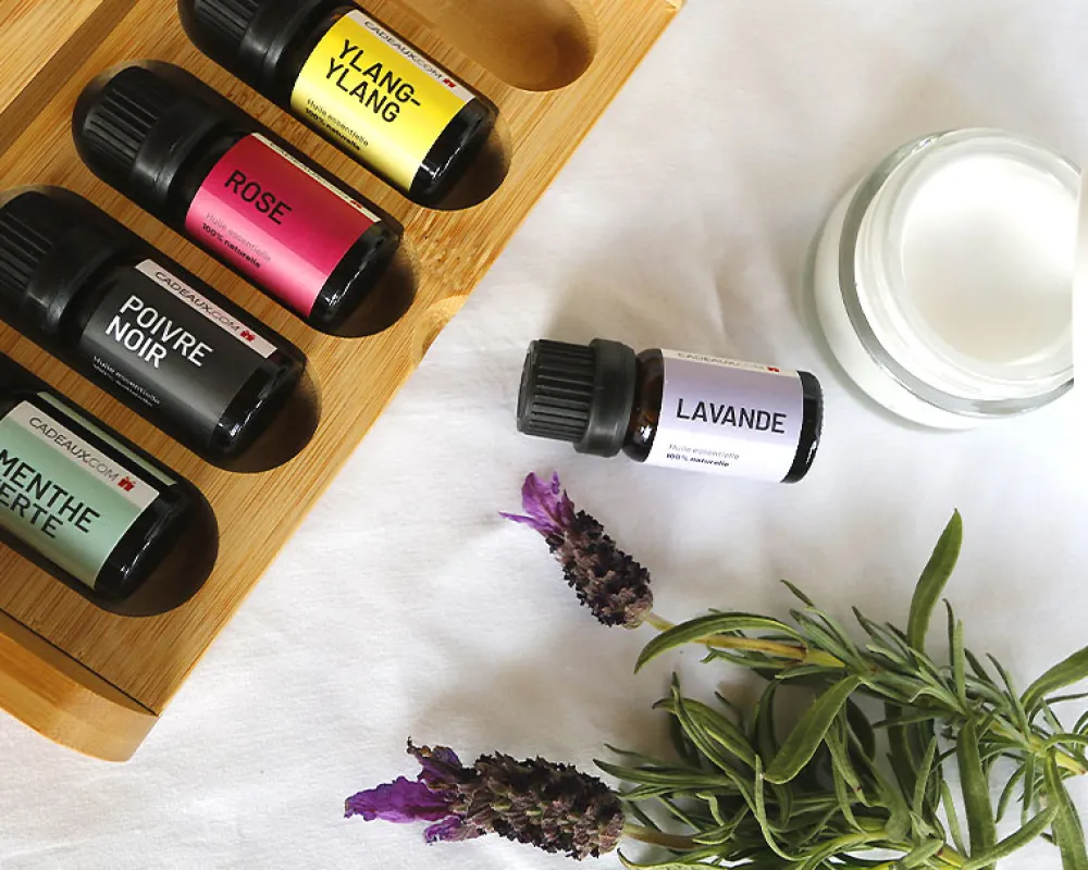 Coffret d'huiles essentielles personnalisable - Maman Fleurie|Cadeaux.com New