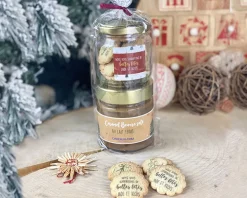 Coffret duo biscuits et caramel beurre salé Personnalisable - Noël|Cadeaux.com Sale