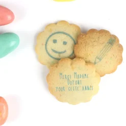 Coffret gourmand biscuits et chocolats Personnalisables - Merci Maîtresse, Maître et ATSEM|Cadeaux.com Online