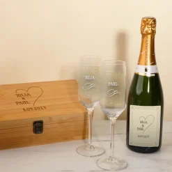 Coffret gourmand personnalisé - Champagne et chocolats|Cadeaux.com New