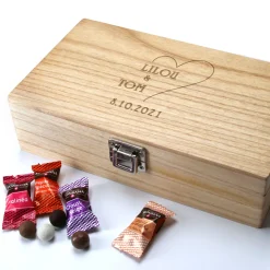 Coffret gourmand personnalisé - Champagne et chocolats|Cadeaux.com New