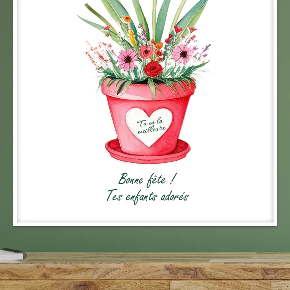 Coffret personnalisé affiche et bougie - Empreintes|Cadeaux.com Online