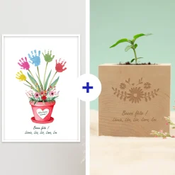 Coffret personnalisé affiche et ecocube - Empreintes|Cadeaux.com Sale