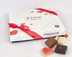 Coffret personnalisé de 25 chocolats - Amour|Cadeaux.com Best