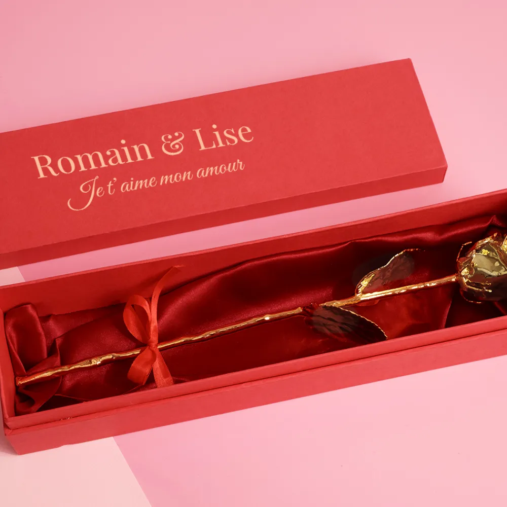 Coffret Romantique personnalisé - Monogramme|Cadeaux.com Online