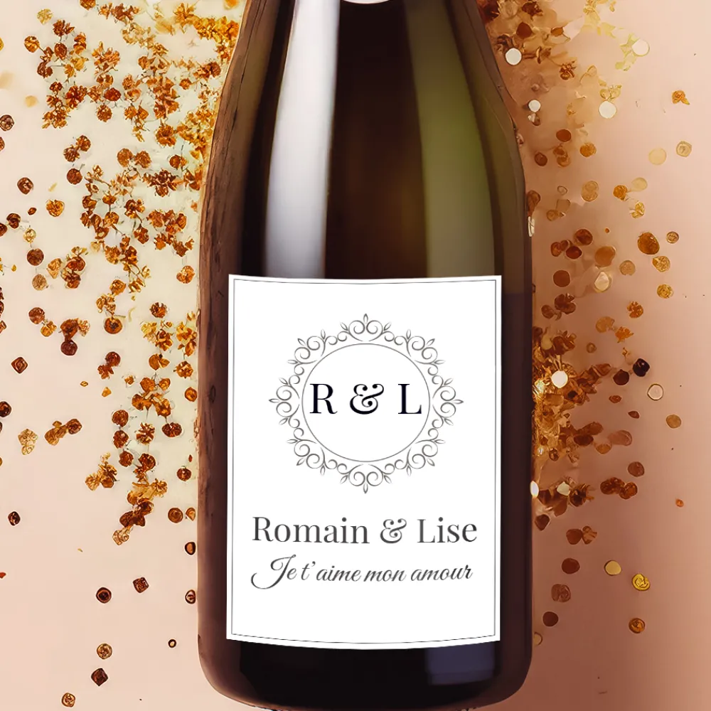 Coffret Romantique personnalisé - Monogramme|Cadeaux.com Online