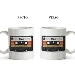 Coffret rétro K7 - Tapis de souris et mug personnalisés|Cadeaux.com New