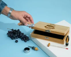 Coffret sommelier personnalisé - 5 accessoires - De Père en Fils / Fille|Cadeaux.com