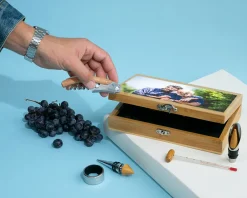 Coffret sommelier personnalisé - 5 accessoires - Photo|Cadeaux.com Discount