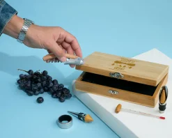 Coffret sommelier personnalisé - 5 accessoires - Meilleur Grand-Père|Cadeaux.com Outlet