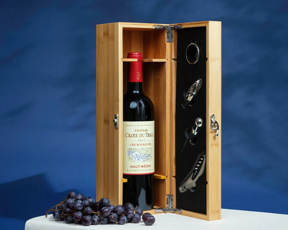 Coffret sommelier personnalisé - 4 accessoires - Prénom|Cadeaux.com Online